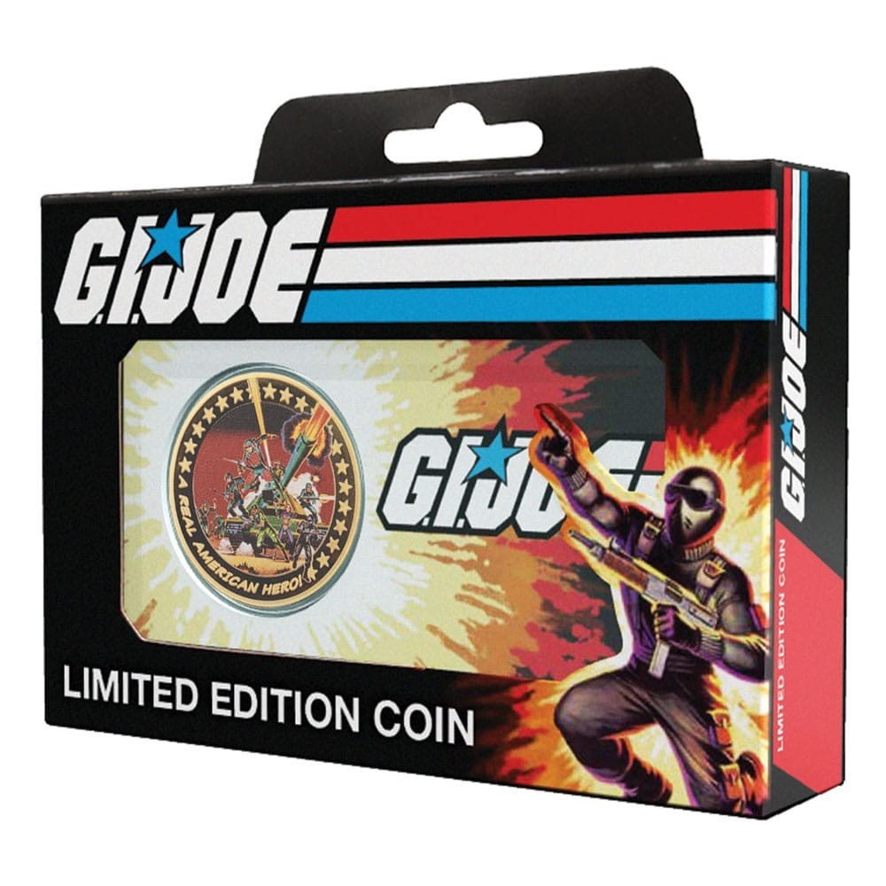 FANATTIK G.I. JOE A REAL AMERICAN HERO 60TH ANNIVERSARY 24K GOLD PLATED COIN LIMITED EDITION