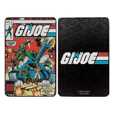G.I. JOE A REAL AMERICAN HERO N.1 60TH ANNIVERSARY COMIC BOOK INGOT LINGOTTO FANATTIK