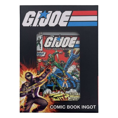 FANATTIK G.I. JOE A REAL AMERICAN HERO N.1 60TH ANNIVERSARY COMIC BOOK INGOT