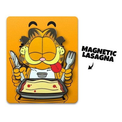 GARFIELD LASAGNA DINNER MAGNETIC PIN BADGE SPILLA YOUTOOZ