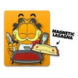 YOUTOOZ GARFIELD LASAGNA DINNER MAGNETIC PIN BADGE