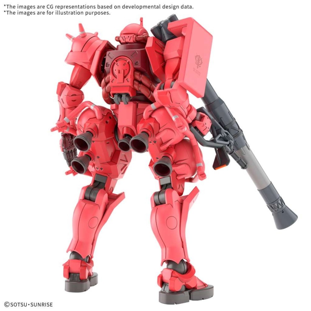 HIGH GRADE HG ZAKU CHAR GQ 1/144 MODEL KIT GUNPLA ACTION FIGURE BANDAI