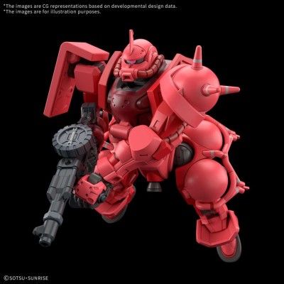HIGH GRADE HG ZAKU CHAR GQ 1/144 MODEL KIT GUNPLA ACTION FIGURE BANDAI