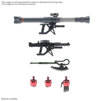 BANDAI HIGH GRADE HG ZAKU CHAR GQ 1/144 SCALE MODEL KIT GUNPLA PVC FIGURE