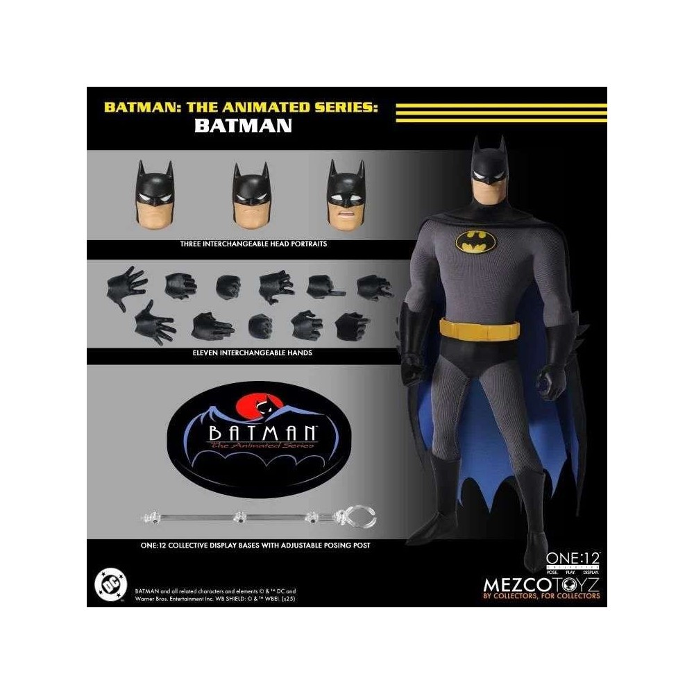 BATMAN THE ANIMATED SERIES ONE:12 COLLECTIVE ACTION FIGURE MEZCO TOYS