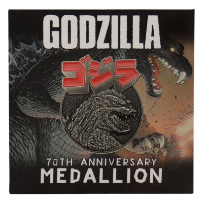 GODZILLA 70TH ANNIVERSARY MEDAGLIONE DA COLLEZIONE FANATTIK