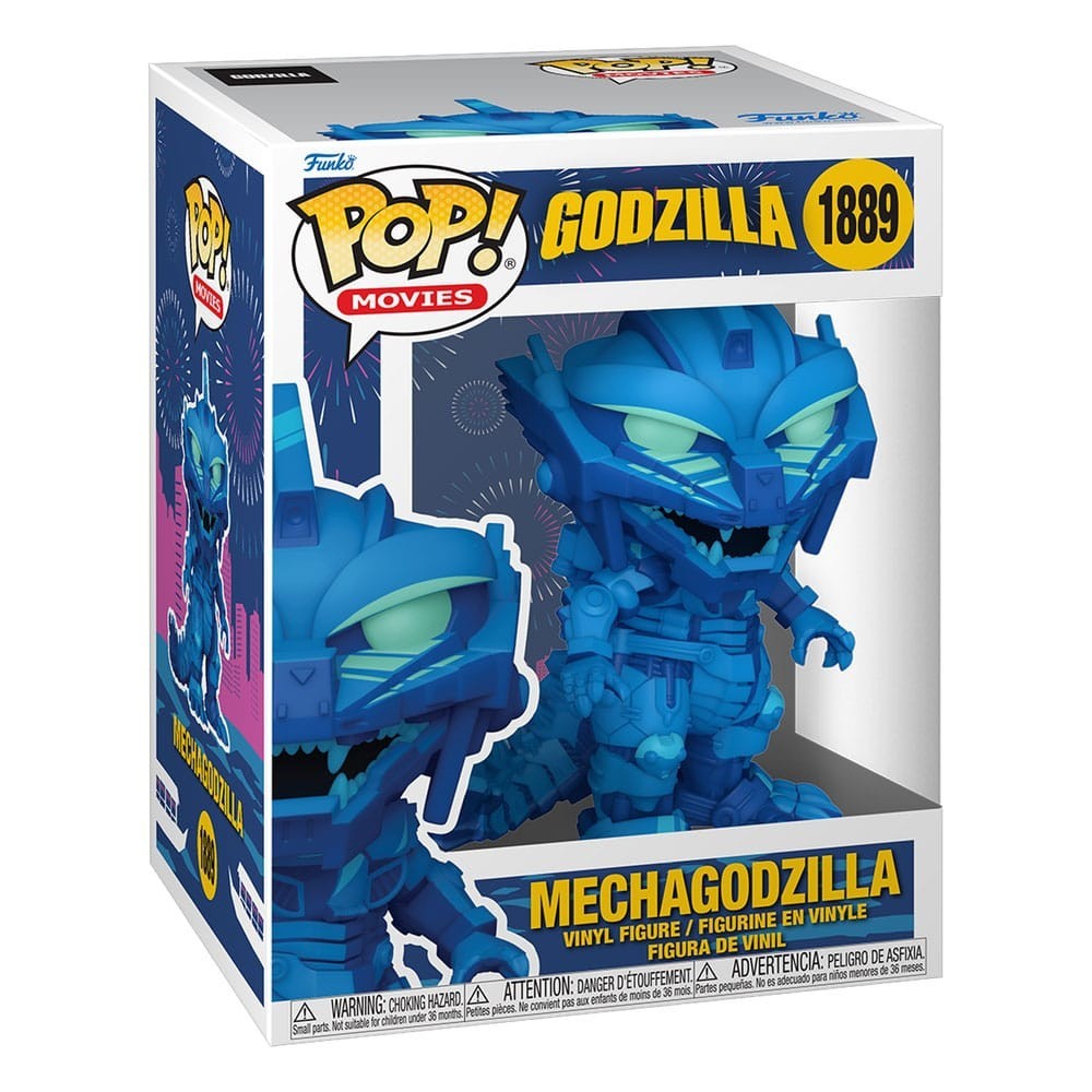 FUNKO FUNKO POP! GODZILLA MECHAGODZILLA ART SERIES BOBBLE HEAD FIGURE