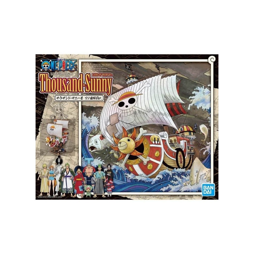 BANDAI ONE PIECE THOUSAND SUNNY LAND OF WANO VERSION MODEL KIT ACTION FIGURE