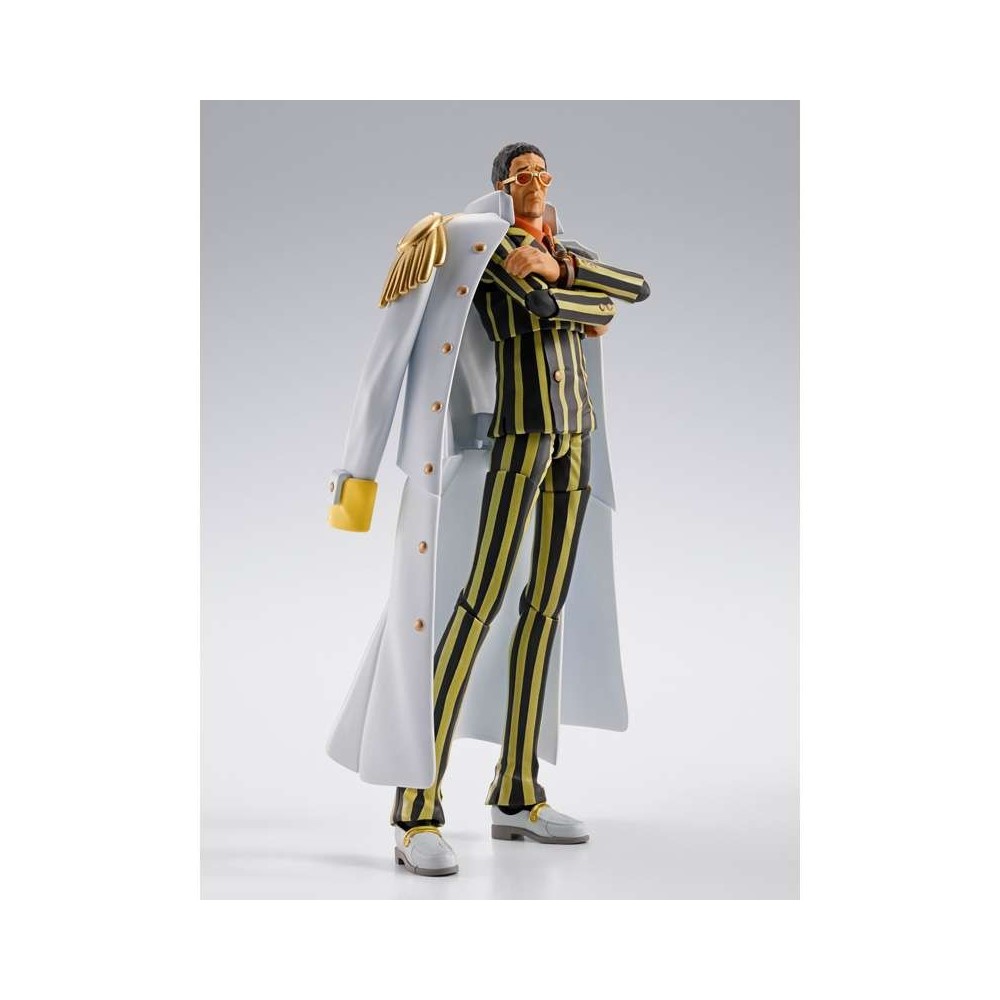 BANDAI ONE PIECE BORSALINO FUTURE ISLAND EGGHEAD S.H. FIGUARTS PVC ACTION FIGURE