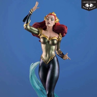 MC FARLANE DC COVER GIRLS MERA BY J. SCOTT CAMPBELL STATUE