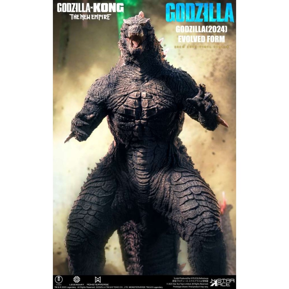 STAR ACE GODZILLA X KONG THE NEW EMPIRE GODZILLA EVOLVED FORM VERSION STATUE