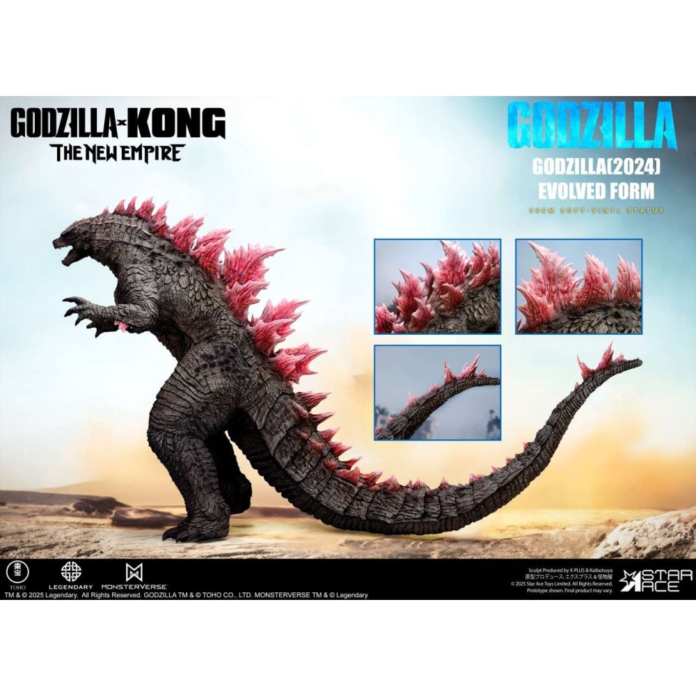 STAR ACE GODZILLA X KONG THE NEW EMPIRE GODZILLA EVOLVED FORM VERSION STATUE