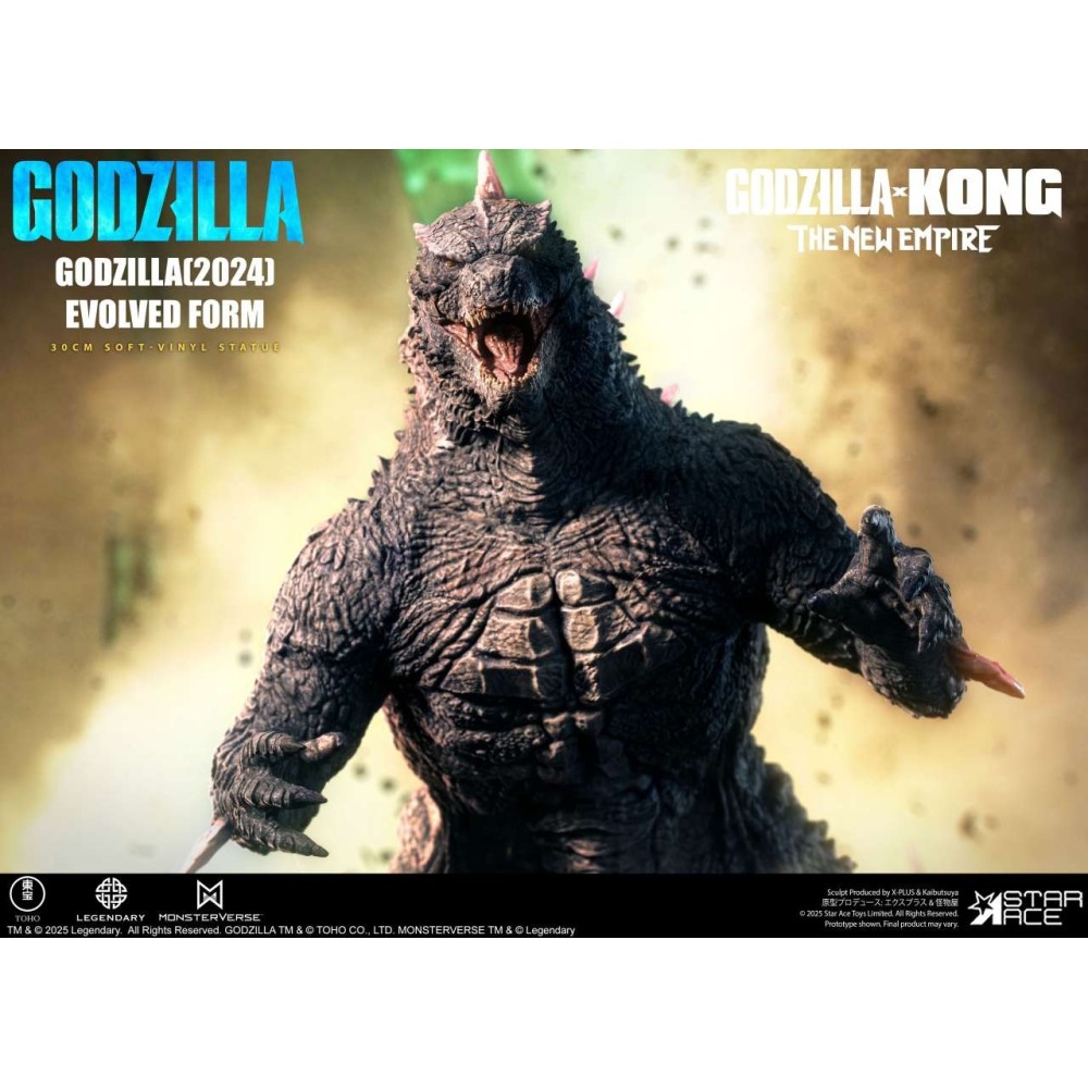 GODZILLA X KONG THE NEW EMPIRE GODZILLA EVOLVED FORM DELUXE STATUA FIGURE STAR ACE