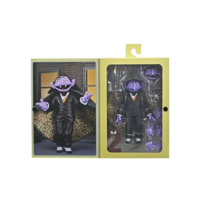 NECA SESAME STREET THE COUNT ULTIMATE 17CM ACTION FIGURE