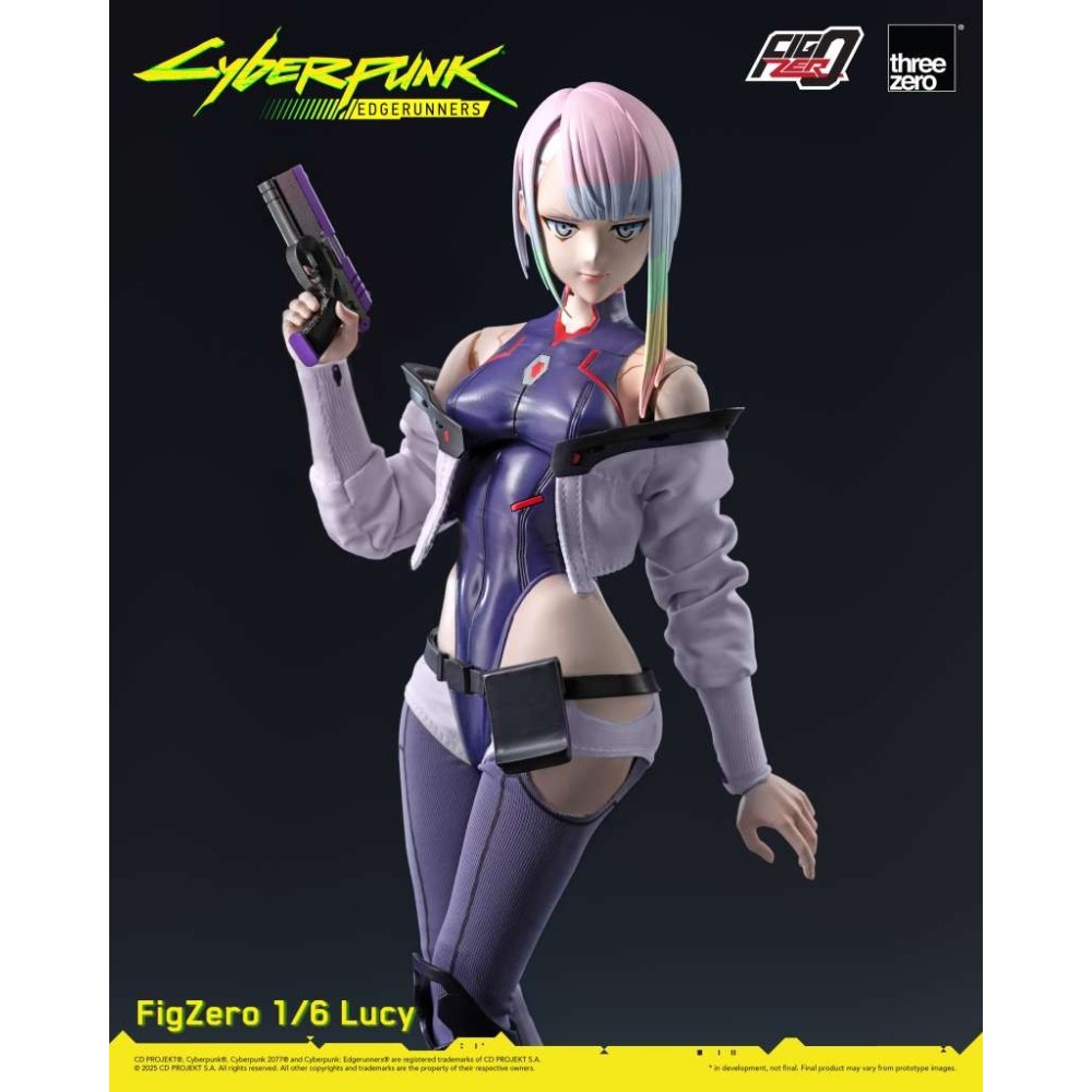 CYBERPUNK EDGERUNNERS LUCY FIGZERO 1/6 ACTION FIGURE THREEZERO