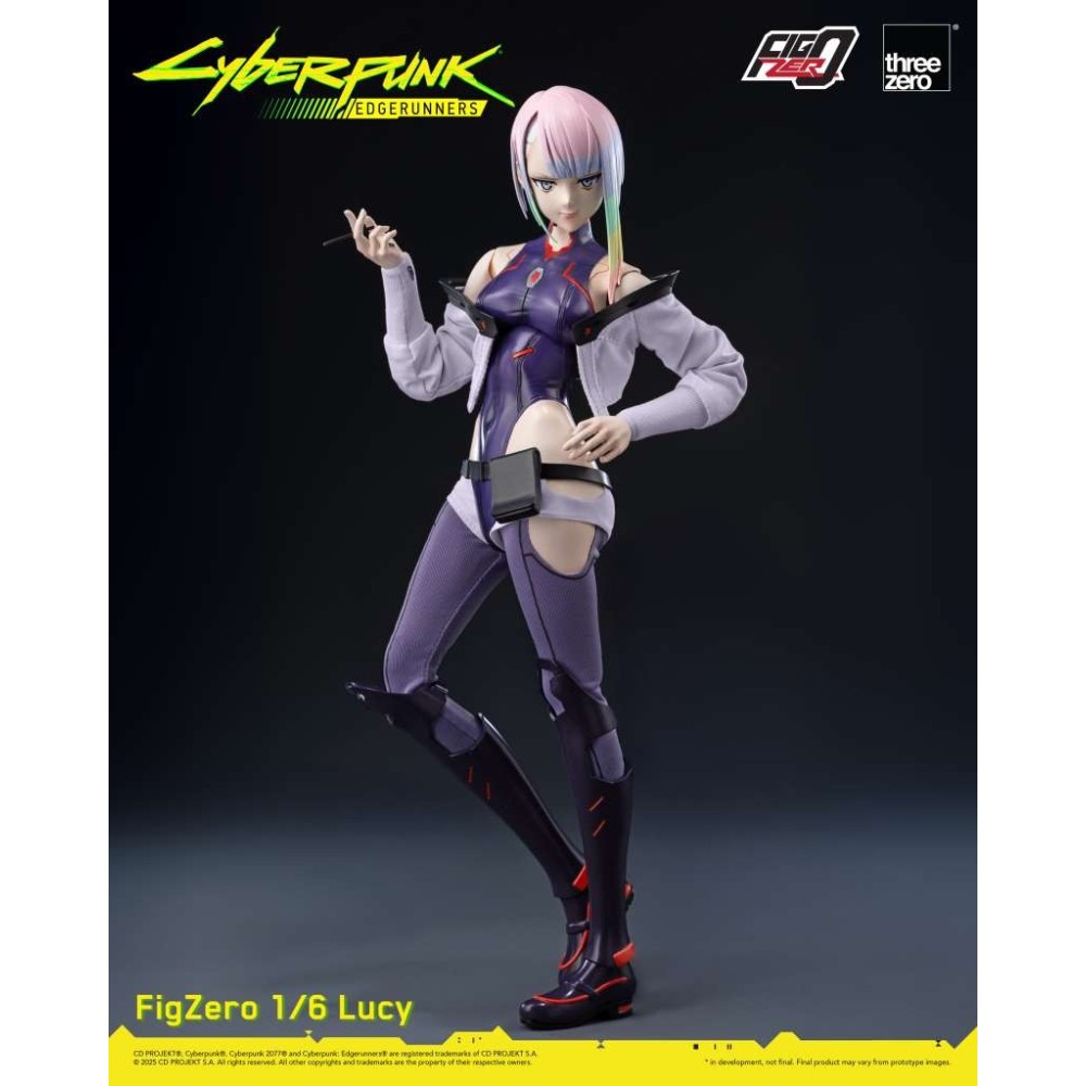 CYBERPUNK EDGERUNNERS LUCY FIGZERO 1/6 ACTION FIGURE THREEZERO
