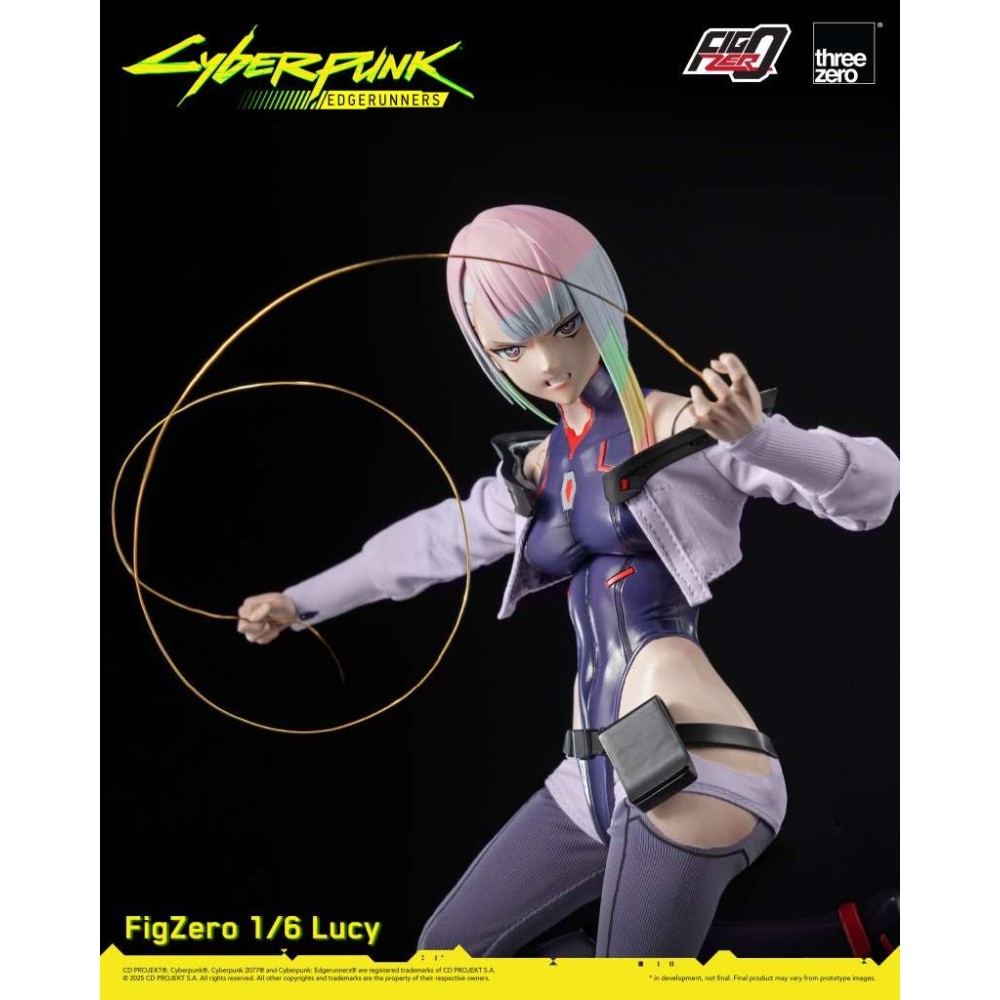 CYBERPUNK EDGERUNNERS LUCY FIGZERO 1/6 ACTION FIGURE THREEZERO