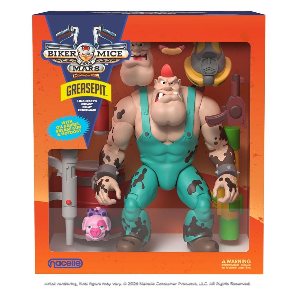 NACELLE BIKER MICE FROM MARS GREASEPIT ACTION FIGURE