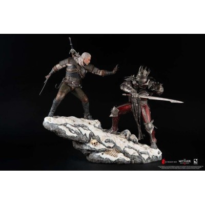 PURE ARTS THE WITCHER 3 WILD HUNT GERALT VS EREDIN DIORAMA STATUE FIGURE