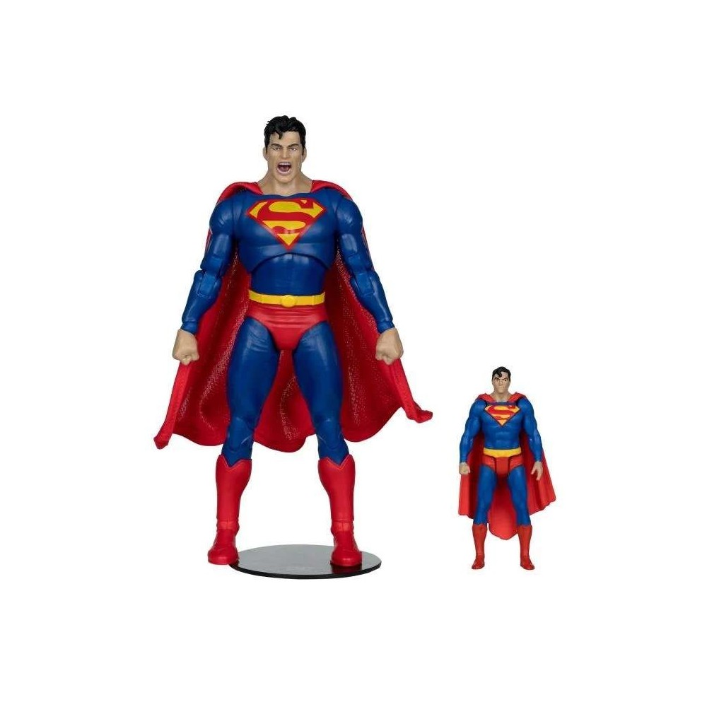 MC FARLANE DC JUSTICE LEAGUE MONSTERVERSE SUPERMAN VS GODZILLA 2-PACK PVC ACTION FIGURES