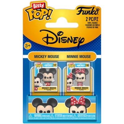 FUNKO FUNKO BITTY POP! DISNEY MICKEY MOUSE AND MINNIE MOUSE VINYL MINI FIGURE