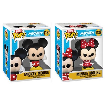 FUNKO FUNKO BITTY POP! DISNEY MICKEY MOUSE AND MINNIE MOUSE VINYL MINI FIGURE