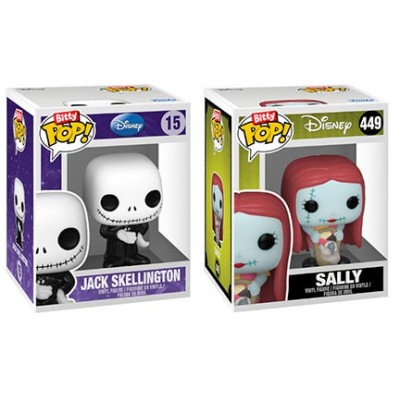 FUNKO FUNKO BITTY POP! THE NIGHTMARE BEFORE CHRISTMAS 4 PACK JACK AND SALLY VINYL MINI FIGURES