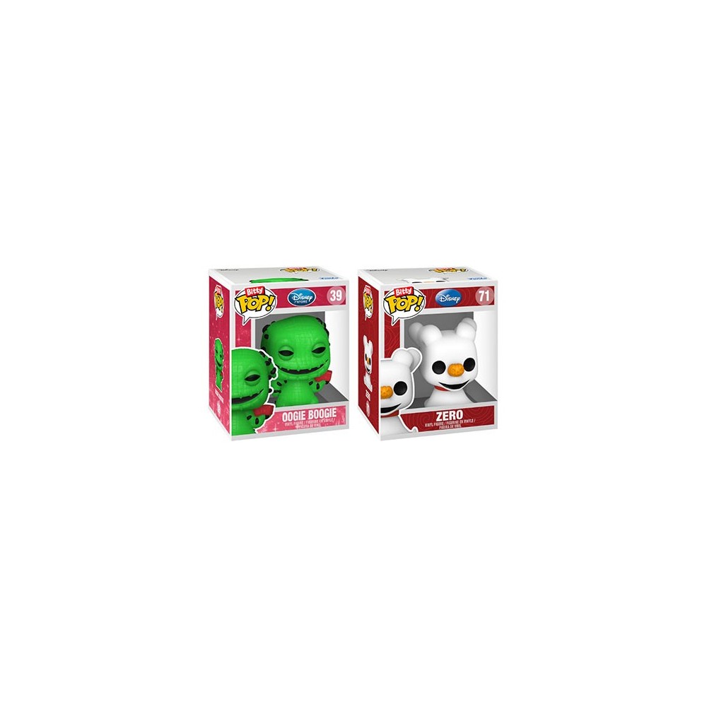 FUNKO BITTY POP! THE NIGHTMARE BEFORE CHRISTMAS 4 PACK OOGIE BOOGIE E ZERO VINYL MINI FIGURE FUNKO