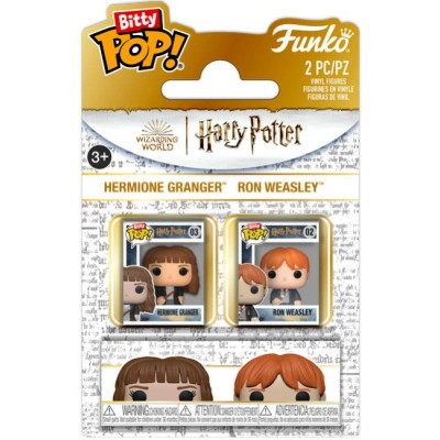 FUNKO FUNKO BITTY POP! HARRY POTTER HERMIONE AND RON VINYL MINI FIGURES