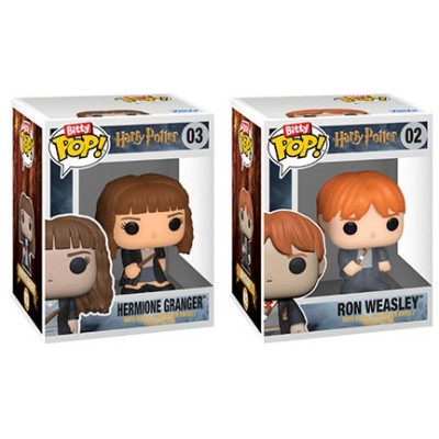 FUNKO BITTY POP! HARRY POTTER HERMIONE E RON VINYL MINI FIGURE FUNKO