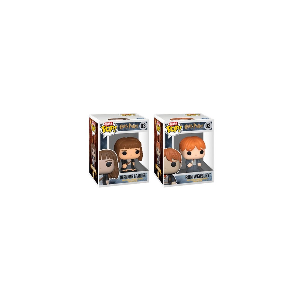 FUNKO BITTY POP! HARRY POTTER HERMIONE E RON VINYL MINI FIGURE FUNKO
