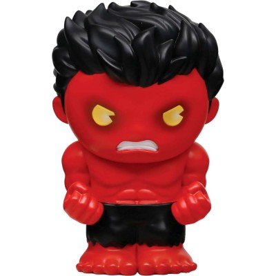 MONOGRAM RED HULK FIGURAL PVC BANK