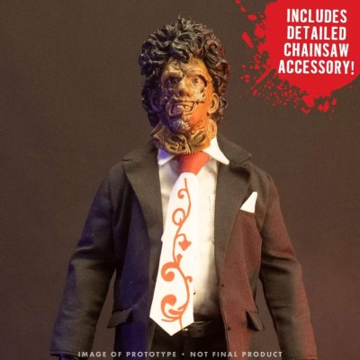 THE TEXAS CHAINSAW MASSACRE 2 LEATHERFACE ACTION FIGURE TRICK OR TREAT STUDIOS