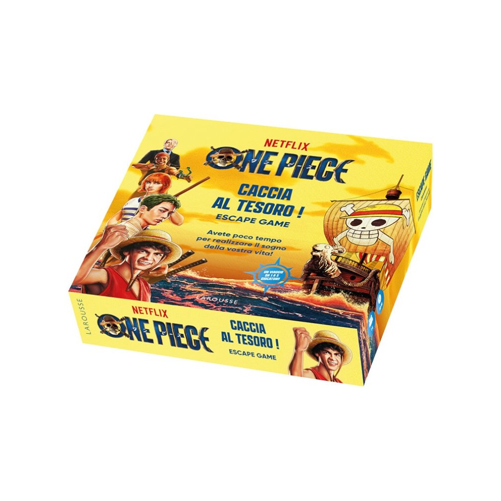 MS EDIZIONI NETFLIX ONE PIECE CACCIA AL TESORO ESCAPE GAME ITALIAN BOARDGAME