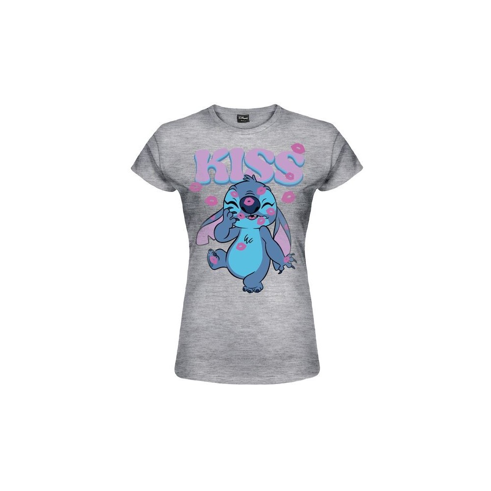 T SHIRT LADY STITCH KISS