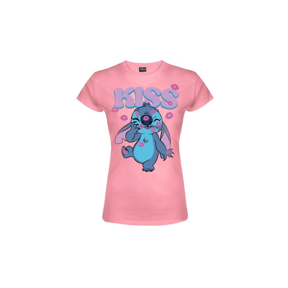 MAGLIA T SHIRT BIMBO STITCH KISS