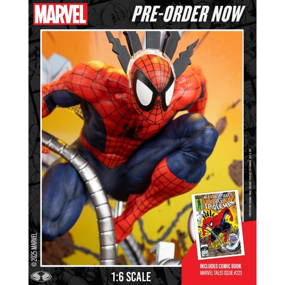 MC FARLANE MARVEL COLLECTION PVC STATUE SPIDER-MAN (MARVEL TALES 223) 1/6 SCALE STATUE FIGURE