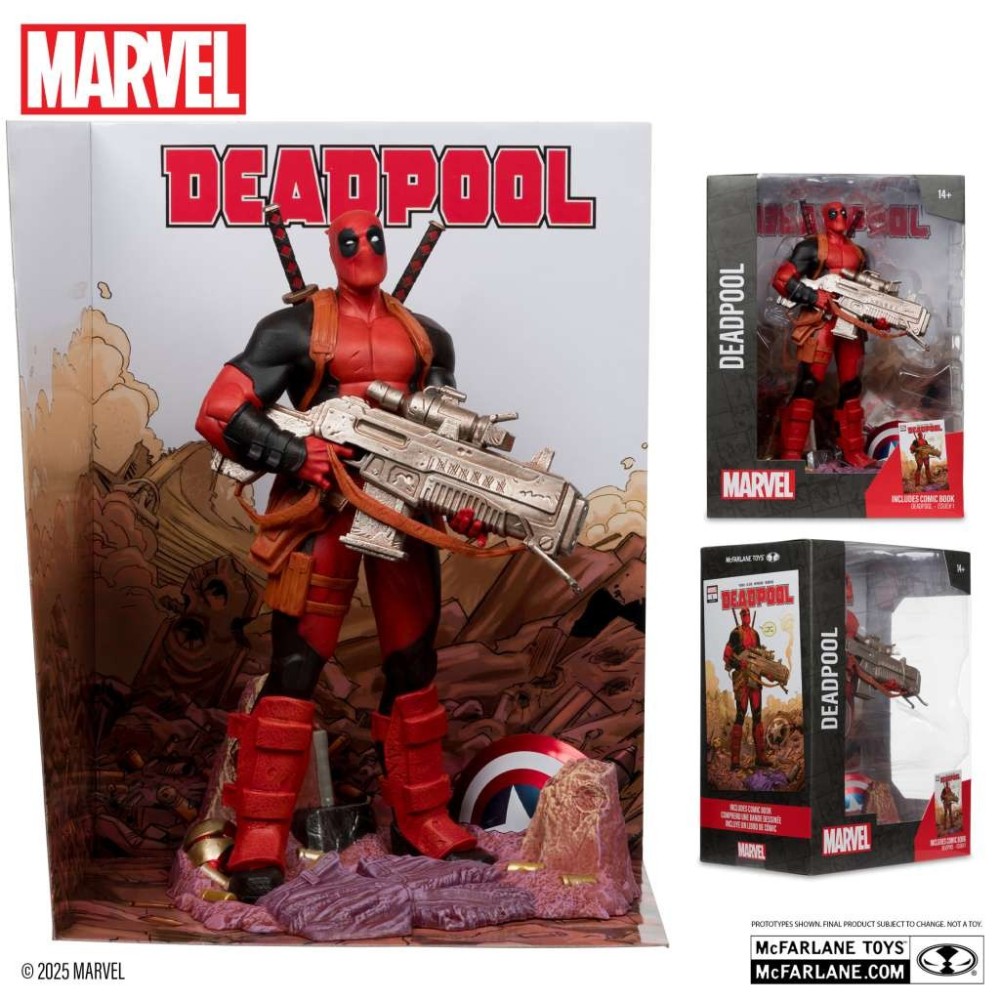 MARVEL COLLECTION PVC STATUE DEADPOOL (DEADPOOL 1) 1/6 STATUA FIGURE MC FARLANE
