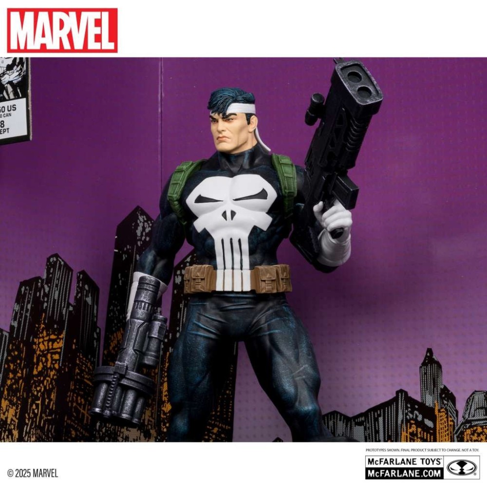 MC FARLANE MARVEL COLLECTION PVC STATUE THE PUNISHER (PUNISHER WAR JOURNAL 8) 1/6 SCALE STATUE FIGURE