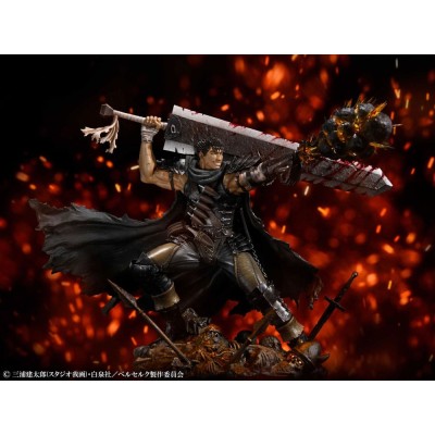 MEDICOS ENTERTAINMENT BERSERK GUTS BLACK SWORDSMAN VER. STATUE