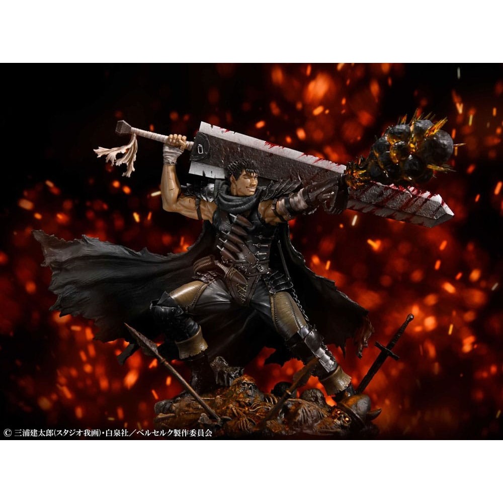 MEDICOS ENTERTAINMENT BERSERK GUTS BLACK SWORDSMAN VER. STATUE