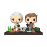 FUNKO FUNKO POP! MOMENTS BACK TO THE FUTURE DOC & MARTY PVC BOBBLE HEAD FIGURE
