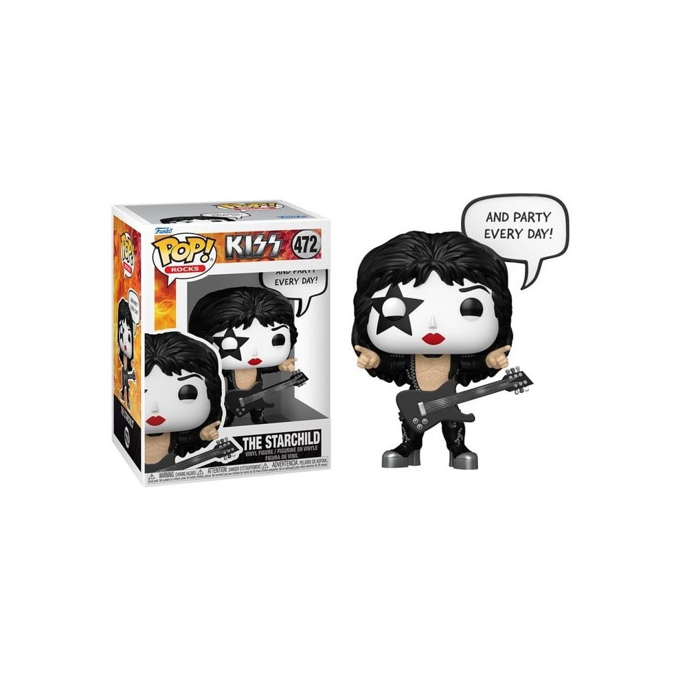 FUNKO FUNKO POP! ROCKS KISS THE STARCHILD PVC BOBBLE HEAD FIGURE