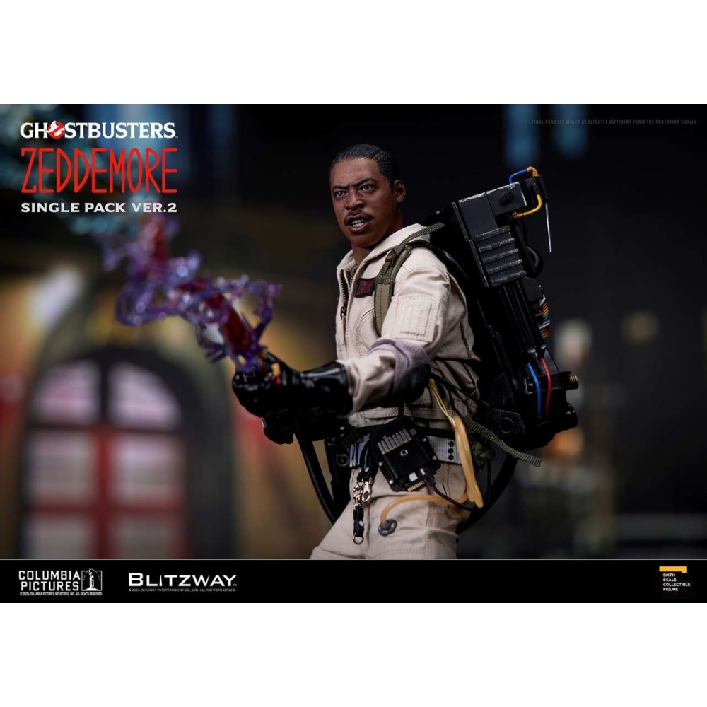 BLITZWAY GHOSTBUSTERS WINSTON ZEDDEMORE SINGLE PACK VER.2 1/6 ACTION FIGURE