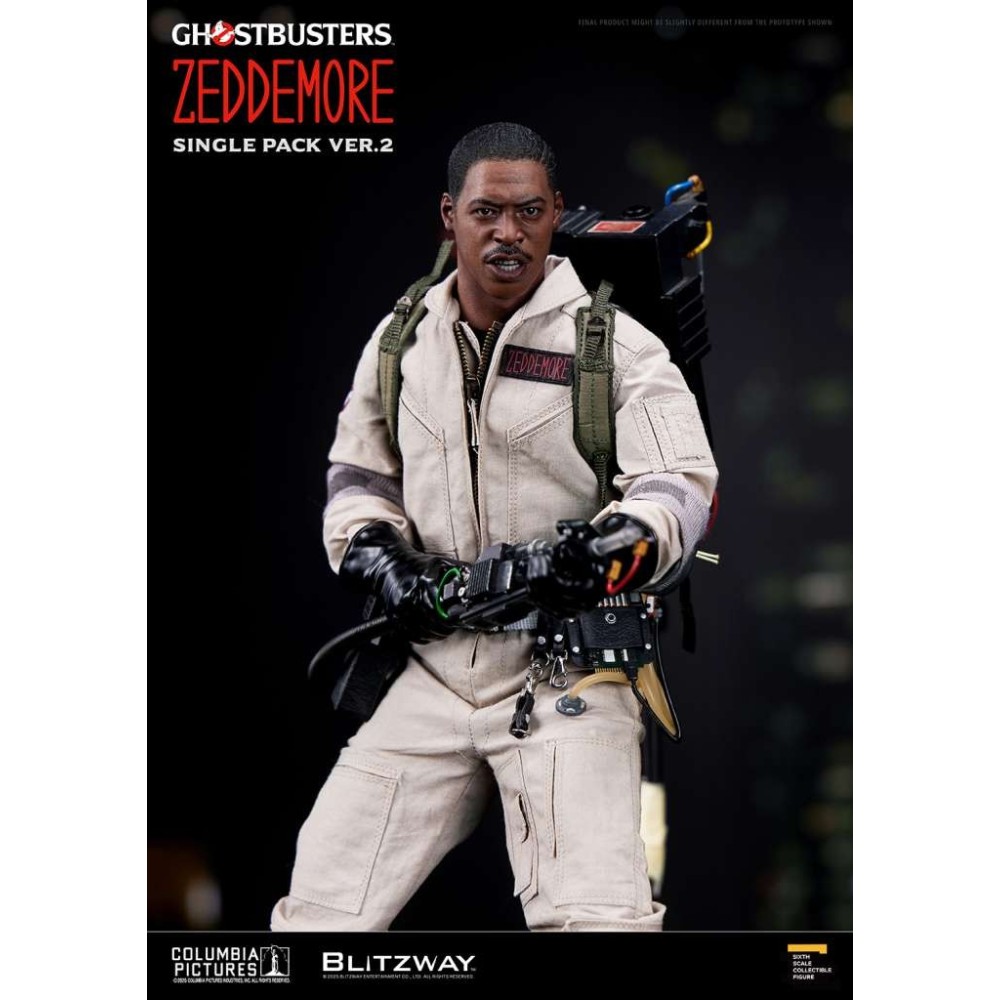 BLITZWAY GHOSTBUSTERS WINSTON ZEDDEMORE SINGLE PACK VER.2 1/6 ACTION FIGURE