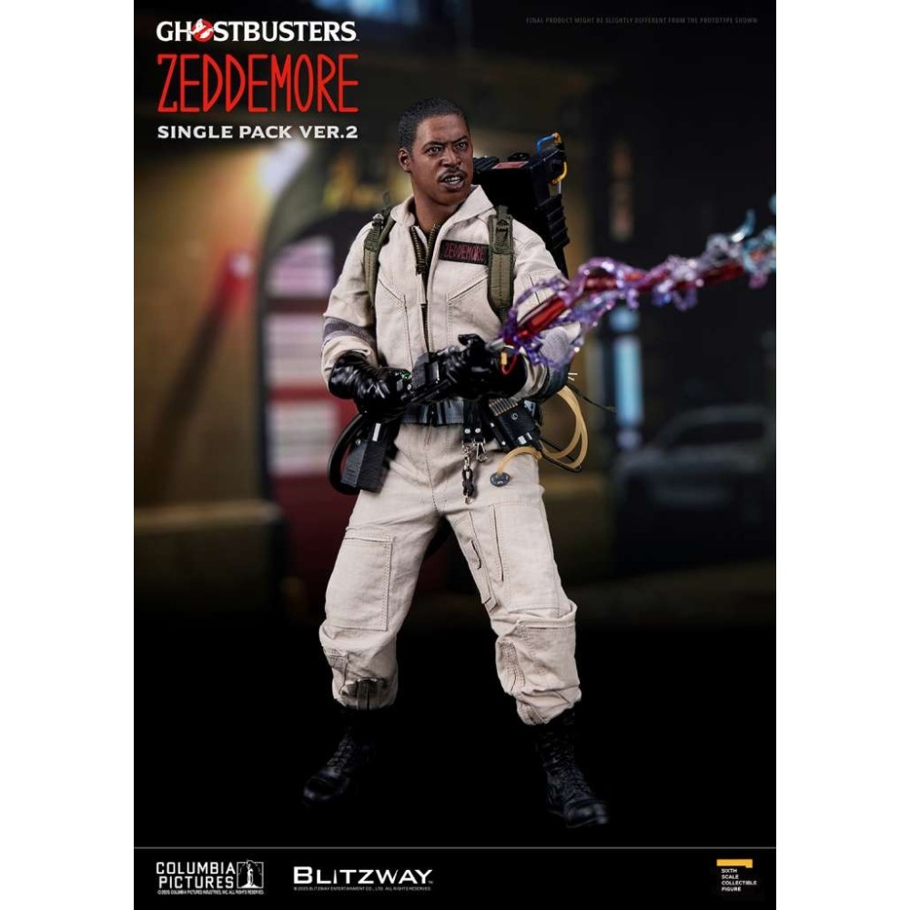 BLITZWAY GHOSTBUSTERS WINSTON ZEDDEMORE SINGLE PACK VER.2 1/6 ACTION FIGURE