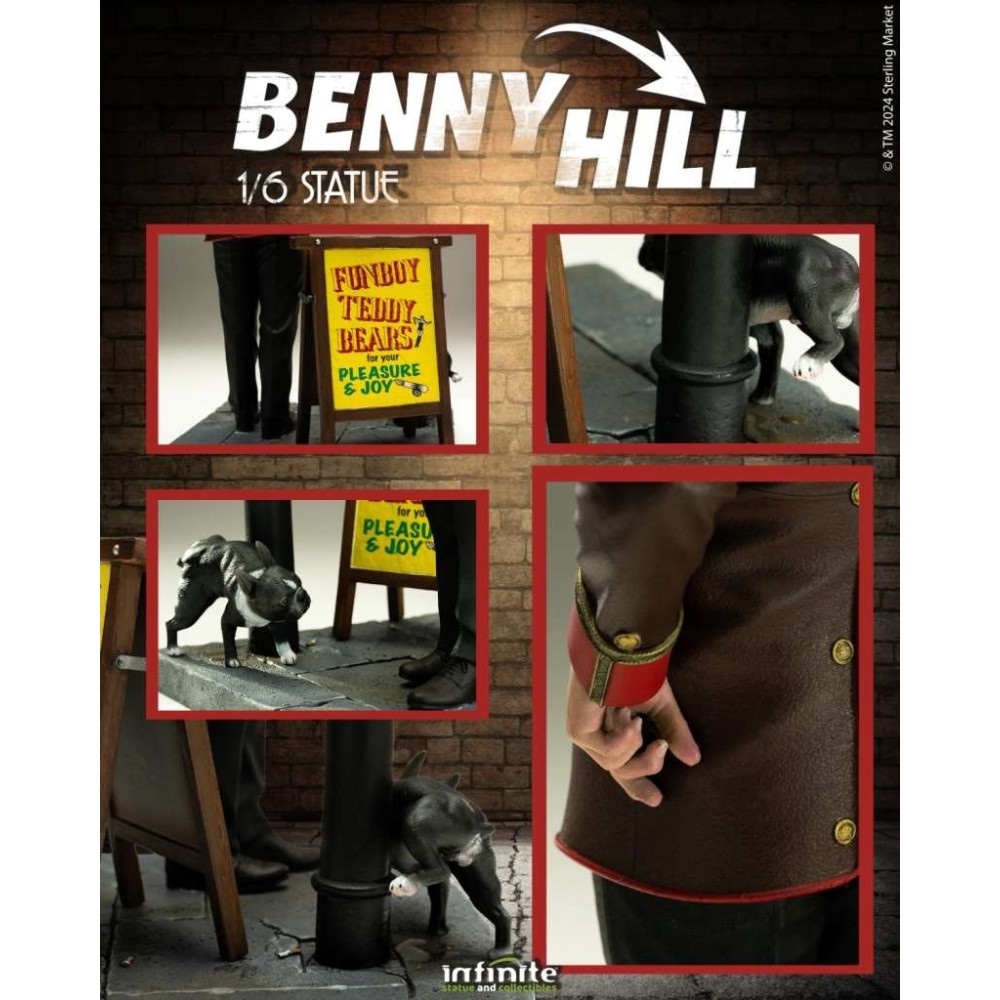 BENNY HILL FRED SCUTTLE 1/6 STATUA INFINITE STATUE