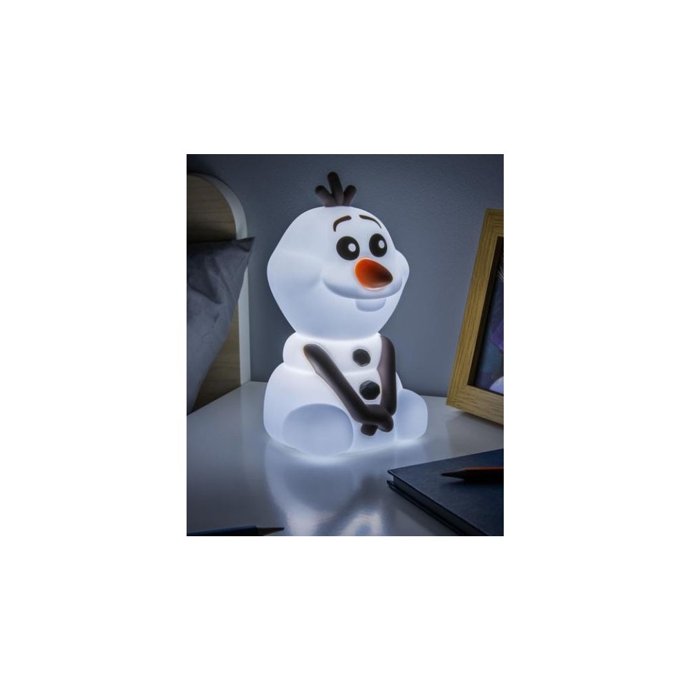 DISNEY FROZEN OLAF SQUISHYGLO SILICONE LAMPADA PALADONE PRODUCTS