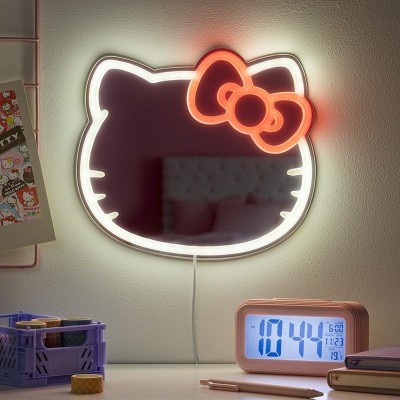 PALADONE PRODUCTS HELLO KITTY LED NEON DECORATIVE MIRROR LIGHT