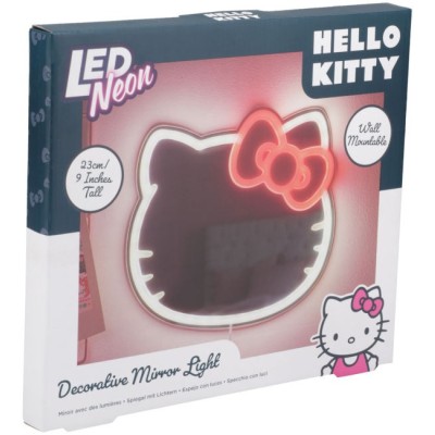 HELLO KITTY LED NEON DECORATIVE MIRROR LIGHT SPECCHIO LAMPADA PALADONE PRODUCTS